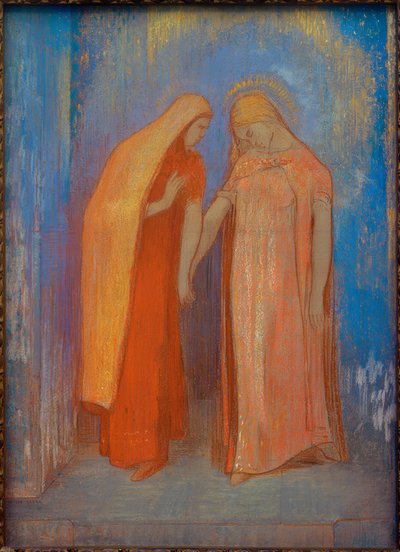 Mystisches Gespräch von Odilon Redon